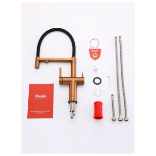 Смеситель для кухни Raglo R20.63.33 с подключением фильтра матовая медь